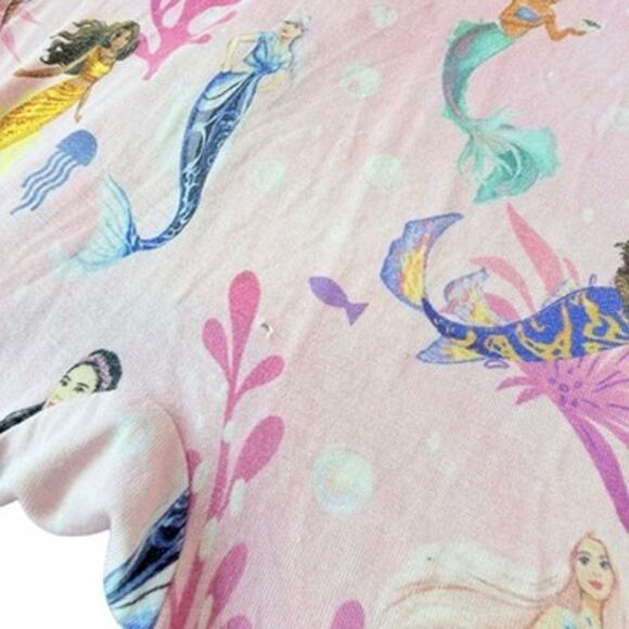 Posh Peanut 3T Disney Little Mermaid Dancing Beneath the Waves Convertible PJ's - Picture 9 of 9